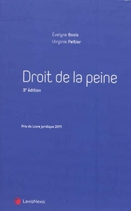 DROIT DE LA PEINE