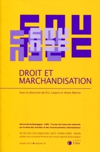 DROIT ET MARCHANDISATION