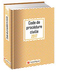 CODE DE PROCEDURE CIVILE 2017 JAQUETTE GRAPHIK ORANGE