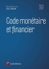 CODE MONETAIRE ET FINANCIER 2017