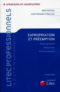 EXPROPRIATION ET PREEMPTION  AMENAGEMENT  URBANISME  ENVIRONNEMENT