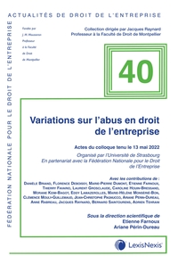 Variations sur l'abus en droit de l'entrepise