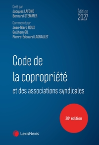 CODE DE LA COPROPRIETE 2027