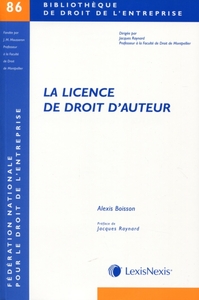 LA LICENCE DE DROIT D AUTEUR