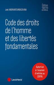 Code des droits de l'homme et des libertés fondamentales 2022