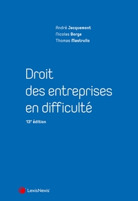 DROIT DES ENTREPRISES EN DIFFICULTE