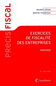 EXERCICES DE FISCALITE DES ENTREPRISES 2014 2015