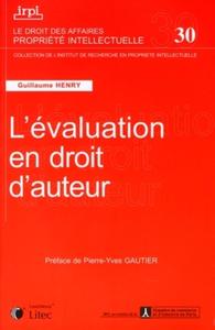 Evaluation en droit d'auteur