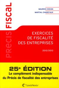 EXERCICE DE FISCALITE DES ENTREPRISES 2012-2013