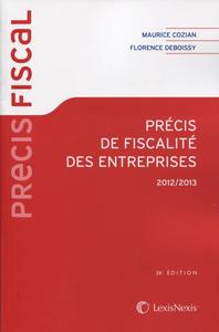 PRECIS DE FISCALITE DES ENTREPRISES 2012-2013