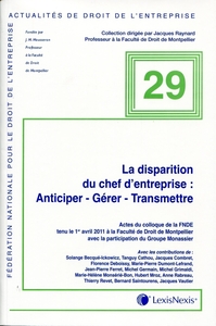 LA DISPARITION DU CHEF D ENTREPRISE