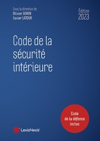 code de la securite interieure 2023