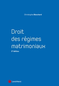 DROIT DES REGIMES MATRIMONIAUX