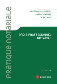 DROIT PROFESSIONNEL NOTARIAL