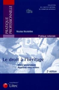 Le droit à l'héritage arbres généalogiques, répartition entre héritiers