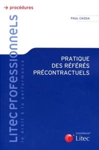 pratique des referes precontractuels