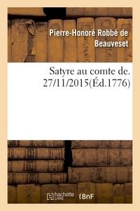SATYRE AU COMTE DE