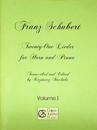 TWENTY-ONE LIEDER FOR HORN AND PIANO - VOL. I COR-PARTITION+PARTIES SEPAREES