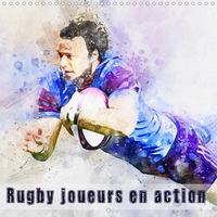 RUGBY JOUEURS EN ACTI