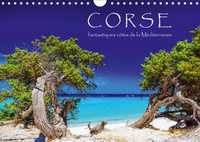 Corse - fantastiques côtes de la Méditerranée (Calendrier mural 2019 DIN A4 horizontal)