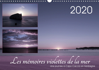 Les mémoires violettes de la mer (Calendrier mural 2020 DIN A3 horizontal)