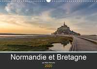 NORMANDIE ET BRETAGNE (CALENDRIER MURAL 2020 DIN A3 HORIZONTAL) - BEAUX ENDROITS EN NORMANDIE ET EN