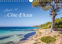 Littoral de la Côte d'Azur (Calendrier mural 2020 DIN A4 horizontal)