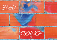BLEU ORANGE (CALENDRIER MURAL 2020 DIN A3 HORIZONTAL) - DEUX COULEURS S'OPPOSENT DANS UNE TEMPETE IN