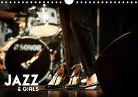 Jazz & Girls (Calendrier mural 2020 DIN A4 horizontal)