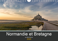 NORMANDIE ET BRETAGNE (CALENDRIER MURAL 2020 DIN A4 HORIZONTAL) - BEAUX ENDROITS EN NORMANDIE ET EN