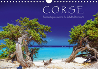 Corse - fantastiques côtes de la Méditerranée (Calendrier mural 2020 DIN A4 horizontal)