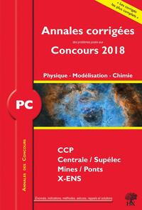 Annales corrigées concours 2018 PC physique modélisation chimie