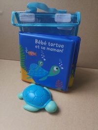 Bébé tortue et sa maman 