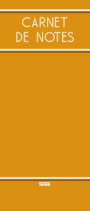 CARNET NOTES REPORTER ORANGE