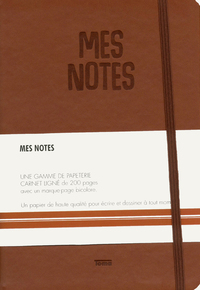 NOTES CUIR CARAMEL