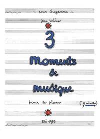 JEAN WIENER: 3 MOMENTS DE MUSIQUE PIANO