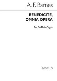 BARNES BENEDICITE OMNIA OPERA SATB CHANT