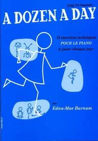 A DOZEN A DAY LIVRE 1 EN FRANCAIS (BLEU)