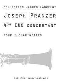 JOSEPH PRANZER: 4EME DUO CONCERTANT