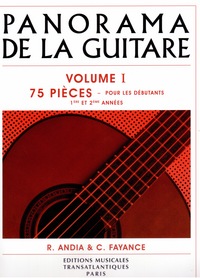 RAFAEL ANDIA: PANORAMA DE LA GUITARE VOLUME 1