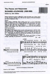 RICHARD AYLEWARD: THE PRECES AND RESPONSES CHANT