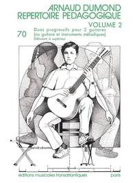 ARNAUD DUMOND: REPERTOIRE PEDAGOGIQUE. VOL 2 : 20 ETUDES FACILES