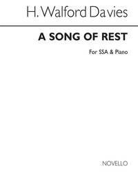 WALFORD DAVIES, H A SONG OF REST SSA AND PIANO