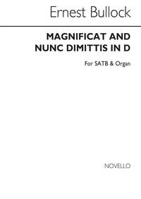 ERNEST BULLOCK: MAGNIFICAT AND NUNC DIMITTIS IN D CHANT