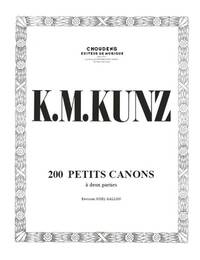 KONRAD KUNZ: 200 PETITS CANONS PIANO