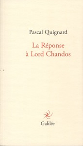 La réponse à lord Chandos