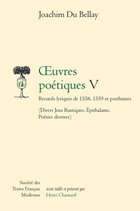 oeuvres Poétiques V