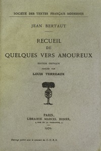 Recueil de quelques vers amoureux