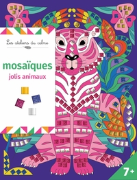 Mosaiques mousse jolis animaux - pochette avec accessoires