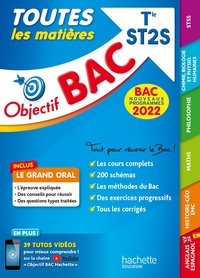 OBJECTIF BAC - TERM ST2S TOUTES LES MATIERES, BAC 2022